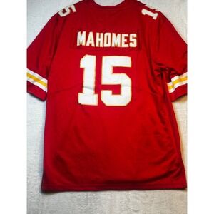 Kansas City Chiefs Patrick Mahomes #15 Red NFL Jersey Large On Field Football